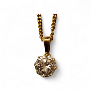 Pendant before diamond cut out for new ring Bespoke By Baskerville | Remodelling Jewellery | Pendant before diamond cut out for new ring
